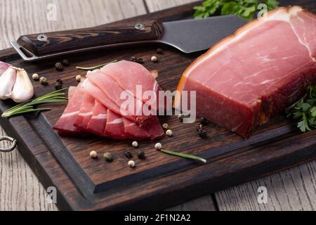 Prosciutto Stock Photo