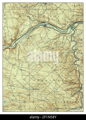 Fonda, New York, map 1902, 1:62500, United States of America by Timeless Maps, data U.S. Geological Survey Stock Photo