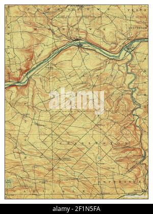 Fonda, New York, map 1902, 1:62500, United States of America by Timeless Maps, data U.S. Geological Survey Stock Photo