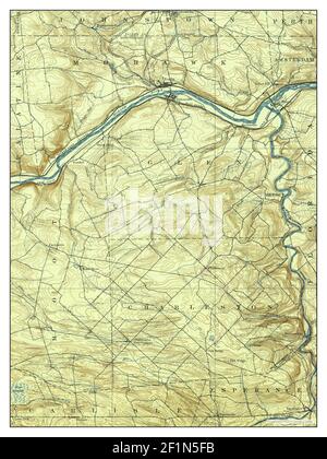 Fonda, New York, map 1902, 1:62500, United States of America by Timeless Maps, data U.S. Geological Survey Stock Photo