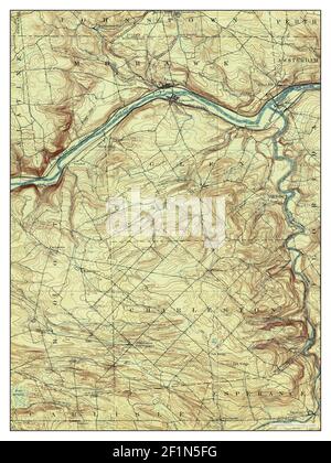 Fonda, New York, map 1902, 1:62500, United States of America by Timeless Maps, data U.S. Geological Survey Stock Photo