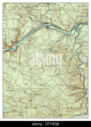 Fonda, New York, map 1902, 1:62500, United States of America by Timeless Maps, data U.S. Geological Survey Stock Photo