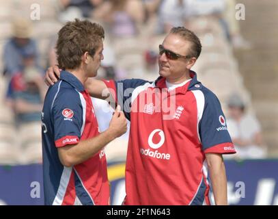 3rd TEST ENGLAND V WEST INDIES AT OLD TRAFFORD. 2nd DAY 8/6/07. BOWLING COACH  ALAN DONALD   PICTURE DAVID ASHDOWN Stock Photo