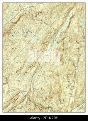 Greenwood Lake, New York, map 1893, 1:62500, United States of America by Timeless Maps, data U.S. Geological Survey Stock Photo