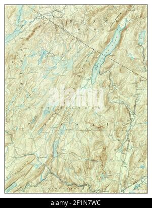 Greenwood Lake, New York, map 1891, 1:62500, United States of America by Timeless Maps, data U.S. Geological Survey Stock Photo