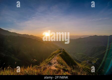 The best place to visit in Son La - another sky in Ta Xua mountain Ta Xua, Son La, Vietnam Stock Photo