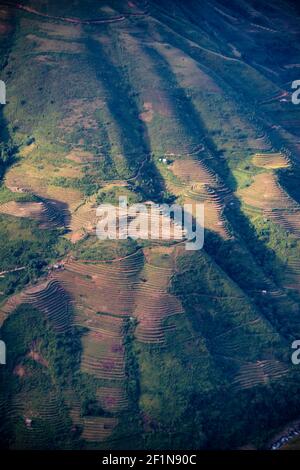 The best place to visit in Son La - another sky in Ta Xua mountain Ta Xua, Son La, Vietnam Stock Photo