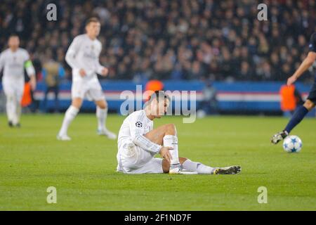 Cristiano Ronaldo Dos Santos, CR7 (Real Madrid Club de Futbol) during the UEFA Champions League Group A football match between Paris Saint Germain and Real Madrid on October 21, 2015 at Parc des Princes stadium in Paris, France. Photo Stephane Allaman / DPPI Stock Photo