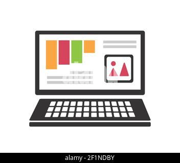 Monitor screen silhouette set radio tv for invitations, business cards Stock Vector
