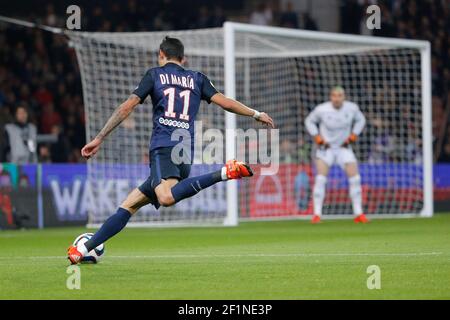 Angel Di Maria (psg) during the L1 football match Paris Saint Germain (PSG) against Saint Etienne on October 25, 2015, at the Parc des Princes Stadium in Paris, France. Photo Stephane Allaman / DPPI Stock Photo