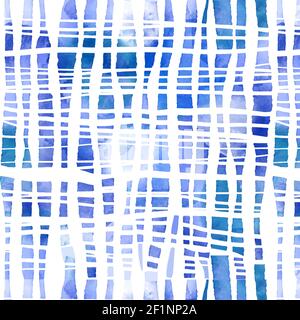 Watercolor shibori pattern Vector illustration. Stock Vector
