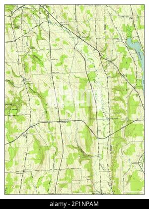 Oran, New York, map 1943, 1:31680, United States of America by Timeless Maps, data U.S. Geological Survey Stock Photo