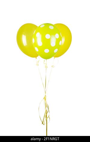 Air Balloons on white Stock Photo