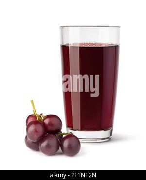 Glass of grape juice Stock Photo