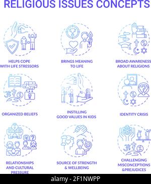 Value conflict blue concept icon Stock Vector Image & Art - Alamy