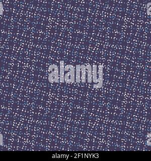 navy blue woven texture seamless vector pattern Stock Vector
