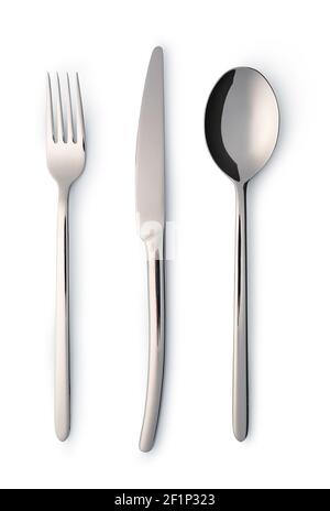 Fork, Knife and Spoon Stock Photo
