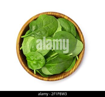 Spinach leaves Stock Photo