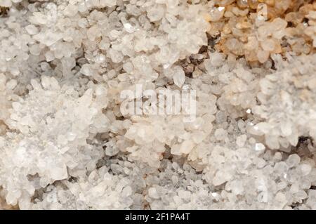 large dirty quartz crystal mineral sample with many facets Stock Photo ...