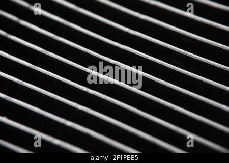 Stylish texture black with silver metal background image Stock Photo