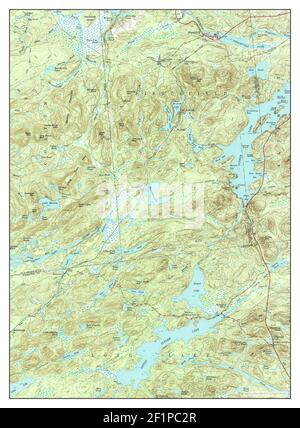 Tupper Lake, New York, map 1954, 1:62500, United States of America by Timeless Maps, data U.S. Geological Survey Stock Photo