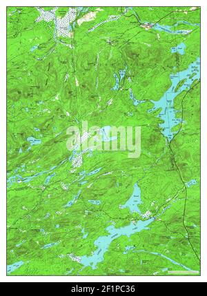 Tupper Lake, New York, map 1954, 1:62500, United States of America by Timeless Maps, data U.S. Geological Survey Stock Photo