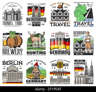 Munich Sticker Germany Stickers German Flag Travel Sticker 