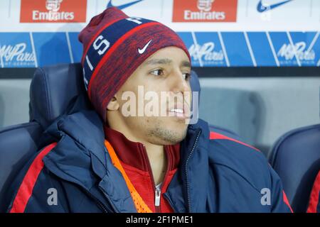 Marcos Aoas Correa dit Marquinhos (PSG) during the French championship Ligue 1 football soccer match between Paris Saint-Germain (PSG) and Lille (LOSC) on February 7, 2017 at Parc des Princes Stadium in Paris, France - Photo Stephane Allaman / DPPI Stock Photo