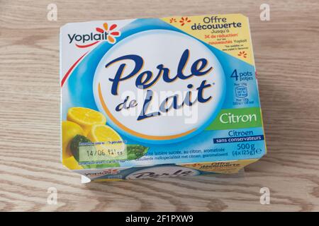 YOPLAIT PERLE DE LAIT citron