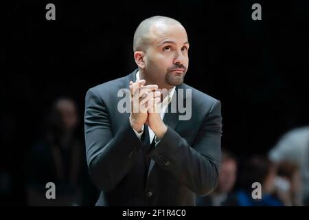 Terence Jonathan Parker (T.J. PARKER) (ASVEL Lyon Villeurbanne) during the French Championship Pro A (Jeep Elite) Basketball match between Nanterre 92 v Asvel on March 11, 2018 at U Arena stadium in Nanterre, France - Photo Stephane Allaman / DPPI Stock Photo