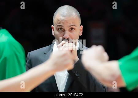 Terence Jonathan Parker (T.J. PARKER) (ASVEL Lyon Villeurbanne) during the French Championship Pro A (Jeep Elite) Basketball match between Nanterre 92 v Asvel on March 11, 2018 at U Arena stadium in Nanterre, France - Photo Stephane Allaman / DPPI Stock Photo