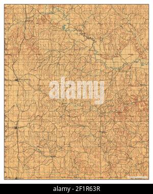 Rush Springs, Oklahoma, map 1902, 1:125000, United States of America by Timeless Maps, data U.S. Geological Survey Stock Photo
