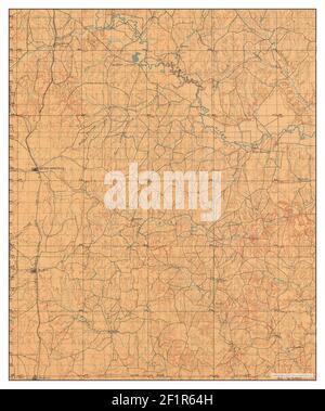 Rush Springs, Oklahoma, map 1902, 1:125000, United States of America by Timeless Maps, data U.S. Geological Survey Stock Photo