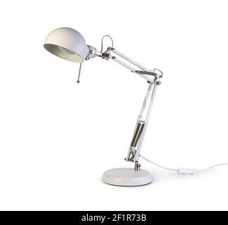 Table lamp on white background Stock Photo