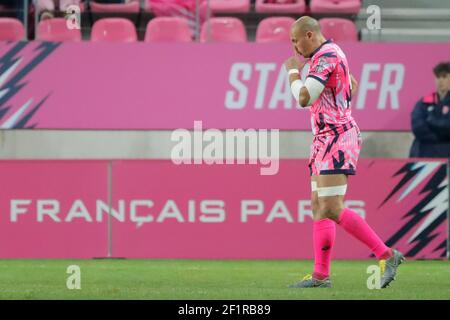 S. Parisse (Stade Francais Paris) during the French championship Top 14 rugby union match between Stade Francais Paris and Lyon OU on February 16, 2019 at Jean Bouin stadium in Paris, France - Photo Stephane Allaman / DPPI Stock Photo