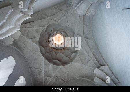 The Dome of 100 Arches inside Stadshuset or Stockholms stadshus (City Hall), Stockholm, Sweden. Stock Photo