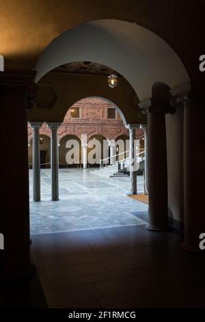 The Blue Room (Blå Hallen) in Stadshuset (City Hall), Stockholm, Sweden. Stock Photo