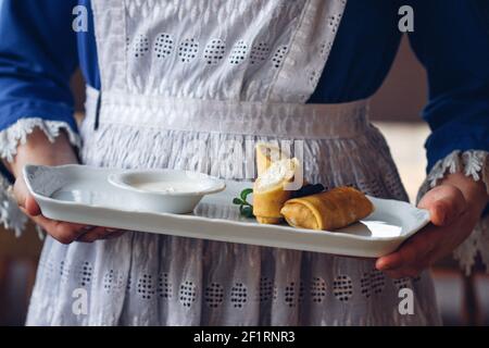 Russian kitchen-maid