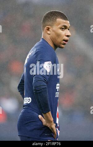 Kylian Mbappe (PSG) reacted during the French championship Ligue 1 football match between Paris Saint-Germain and Girondins de Bordeaux on February 23, 2020 at Parc des Princes stadium in Paris, France - Photo Stephane Allaman / DPPI Stock Photo