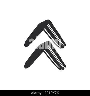 Swipe Up Icon Vector Design. Stock Vector