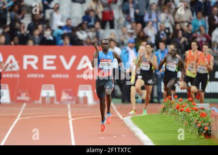 ATHLETICS - MEETING AREVA 2012 - STADE DE FRANCE / PARIS (FRA) - 06/07/2012 - PHOTO PHILIPPE MILLEREAU / KMSP / DPPI - MEN - 800M - DAVID RUDISHA Stock Photo