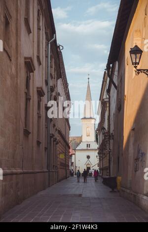 The Calvinist Church or also the Reformed Church is church in Kosice Stock Photo