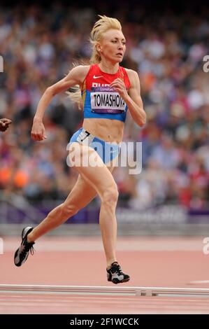 LONDON OLYMPIC GAMES 2012 - OLYMPIC STADIUM , LONDON (ENG) - 06/08/2012 - PHOTO : POOL / KMSP / DPPIATHLETICS - WOMEN'S 1500 M - TATYANA TOMASHOVA (RUS) Stock Photo