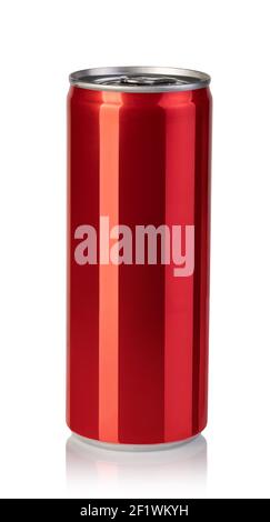 Red aluminum can Stock Photo
