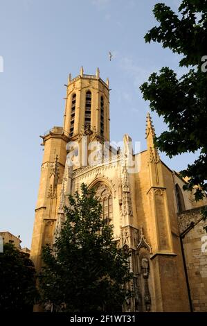 Cathédrale Saint-Sauveur, Aix-en-Provence, France Stock Photo