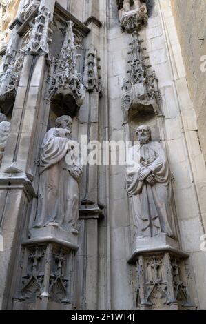 Cathédrale Saint-Sauveur, Aix-en-Provence, France Stock Photo