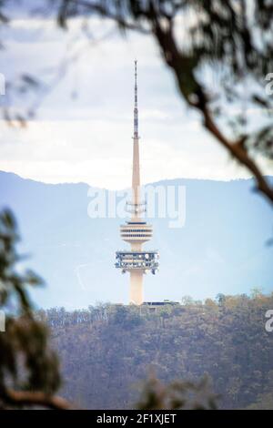 Canberra radio tower Stock Photo