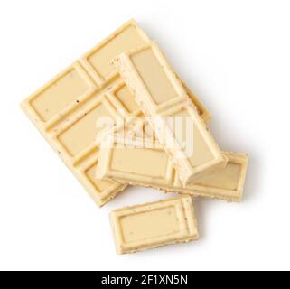 White chocolate bar Stock Photo