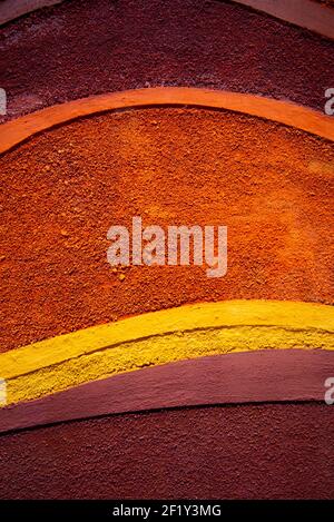 Different Color Shades of Iron Ore Stock Photo