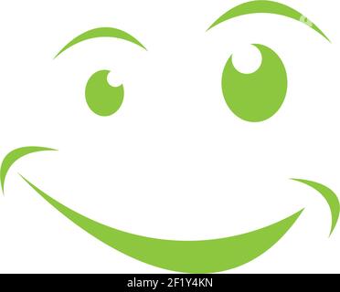 Smile logo template vector icon illustration Stock Vector